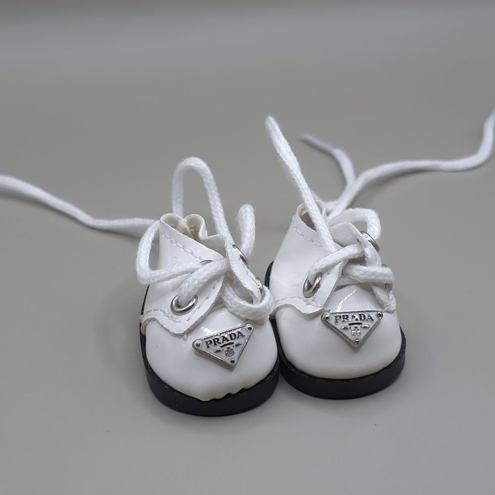 Labubu Accessories - White Prada Shoes - Picture 4 of 5